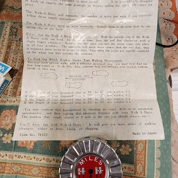 Walk-A-Matic Pedometer - Picture 4 of 6